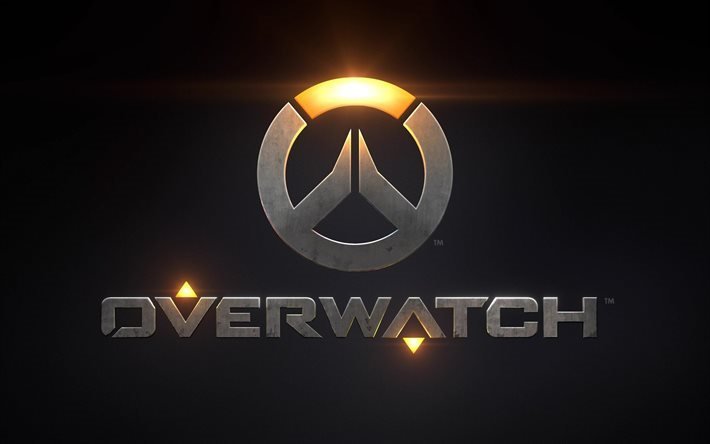 Overwatch logo, shooter, creative