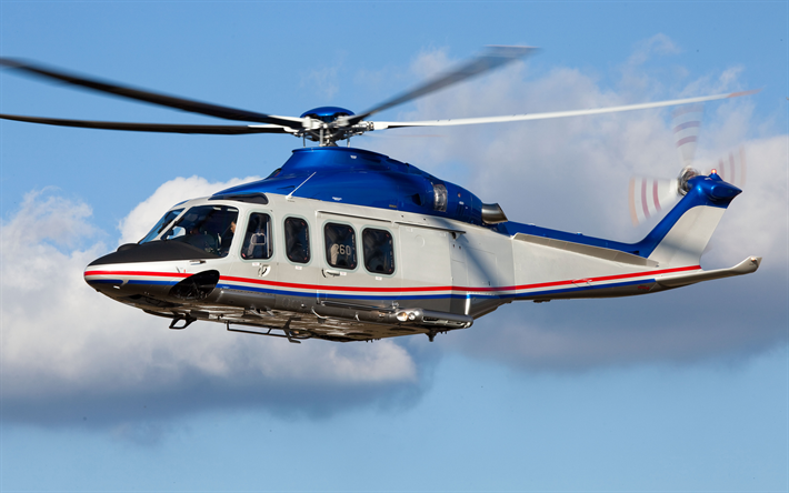 AgustaWestland AW139, helic&#243;ptero multiprop&#243;sito, de pasajeros en helic&#243;ptero, 4k