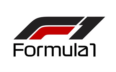 4k, formel 1, 2017, neues logo, f1, fia, wei&#223;er hintergrund, formel-1-neues logo