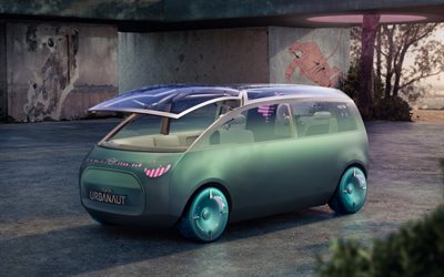 MINI Vision Urbanaut, micro&#244;nibus, carros 2020, carros compactos, MINI