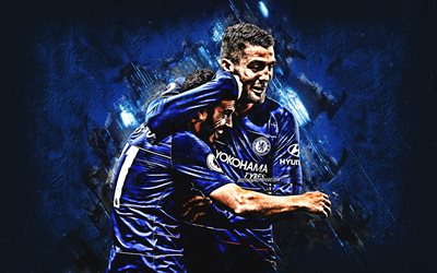 Mateo Kovacic, Pedro Rodriguez, Chelsea FC, Premier League, famous football players, creative art, forwards, England, football