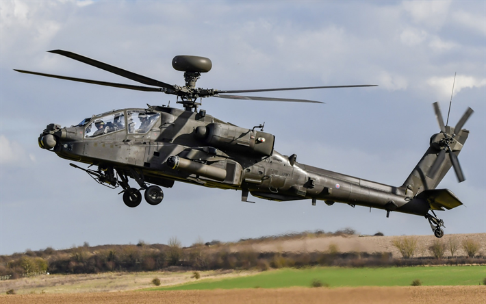 Apache AH1, American attack helicopter, military helicopters, US Air Force, AgustaWestland WAH-64, Boeing AH-64D Apache