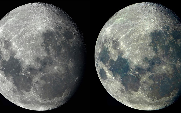 La luna, sat&#233;lite de Tierra, el espacio, la superficie de la luna, la ciencia, la educaci&#243;n conceptos