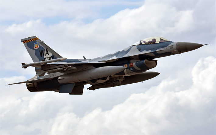 F-16, Fighting Falcon, un caccia Americano, US Air Force, 4a generazione combattente, USA, General Dynamics