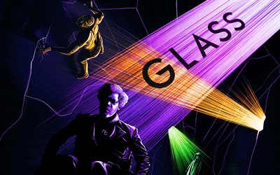 Glass, fan art, 2019 pel&#237;cula, drama, carteles, Glass Movie