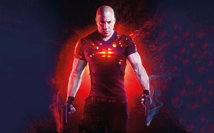 Bloodshot, 2020, poster, American superhero movie, promotional materials, Vin Diesel