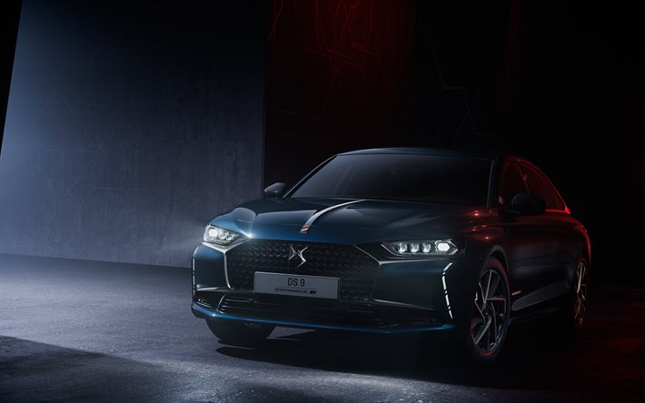 DS 9, luxury cars, 2020 cars, headlights, 2020 DS 9, french cars