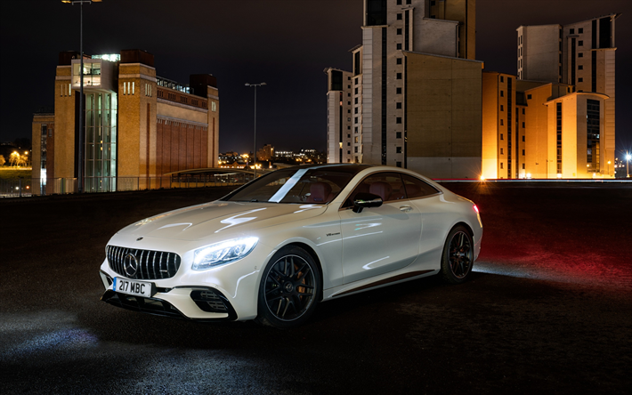 Download Wallpapers Mercedes Benz S63 Amg Coupe 2018