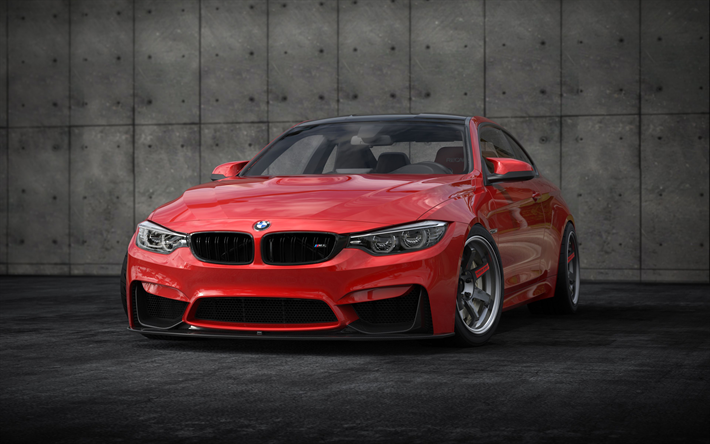 Download wallpapers 4k, BMW M4, tuning, stance, 2018 cars ...