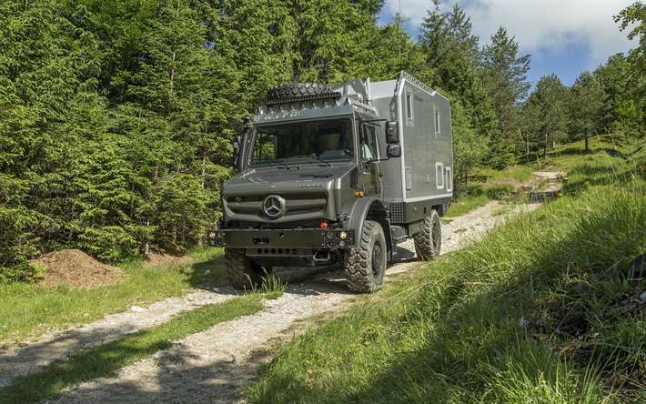 Mercedes-Benz Unimog, Bimobil EX 435, off-road, U4023, off-road truck version, un camion pour le voyage