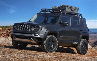 Jeep B-Ute, deserto, os carros americanos, 2018 carros, offroad, B-Ute, SUVs, Jeep