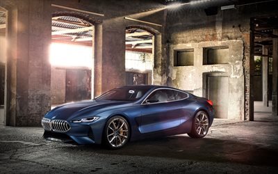 BMW 8-Series Concept, 2017, New BMW 8, German cars, BMW