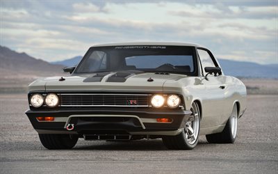 Chevrolet Chevelle Recoil, 1966, Ringbrothers, retro cars, exterior, front view, American classic cars, Chevrolet