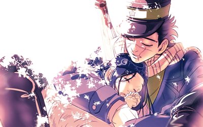 Asirpa, Saichi Sugimoto, manga, protagonist, Golden Kamuy