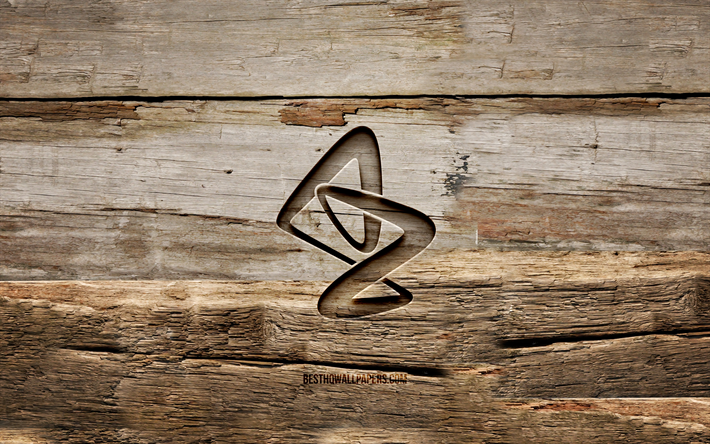 astrazeneca logotipo de madeira, 4k, madeira de fundo, vacina covid, astrazeneca logotipo, criativo, escultura em madeira, astrazeneca, covid-19