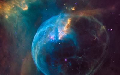 nebula, galaxy, helle sterne, universum
