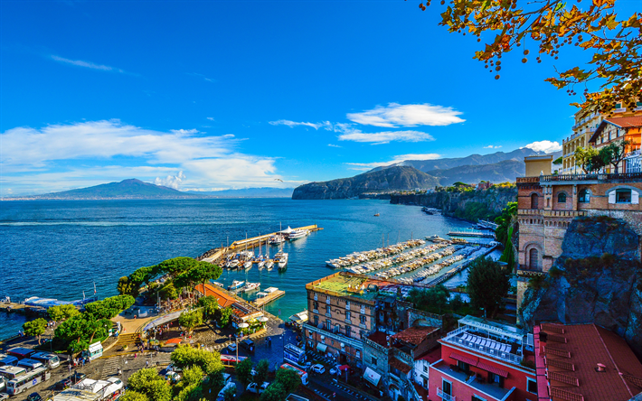 Amalfi, verano, costa, mar, Cinque Terre, Italia