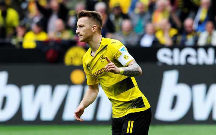 Borussia Dortmund, Marco Reus, ottelu, Bundesliiga, jalkapallo, jalkapalloilijat