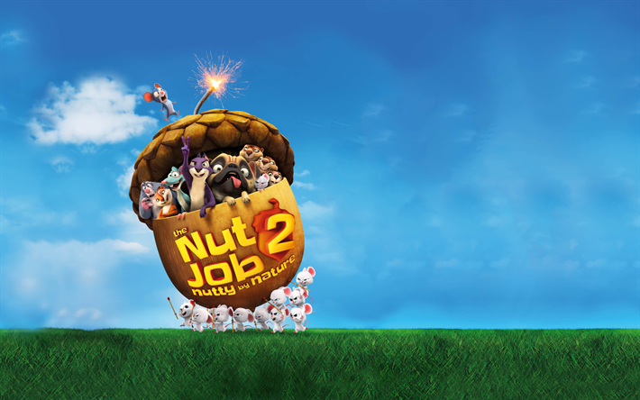 The Nut Job 2 Nutty by Nature, 2017 movies, 3d-animation