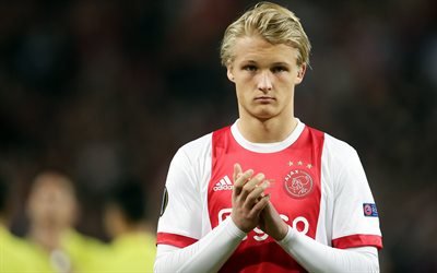 Kasper Dolberg, Ajax, Holland, fotboll, Danska fotbollsspelare
