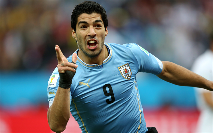 Luis Suarez, Uruguay, fotboll, portr&#228;tt, Uruguayanska fotbollsspelare