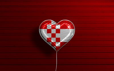 I Love Hamm, 4k, palloncini realistici, sfondo in legno rosso, citt&#224; tedesche, bandiera di Hamm, Germania, palloncino con bandiera, Hamm, Giorno di Hamm