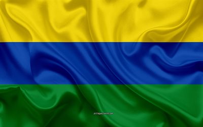 Bandiera del Dipartimento di Guainia, 4k, tessitura della seta, Dipartimento di Guainia, Guainia, Dipartimento colombiano, bandiera della Guainia, Colombia