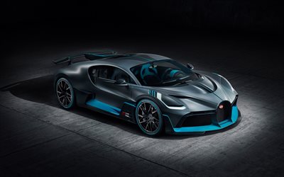 4k, Bugatti Divo, la oscuridad, los hypercars, 2018 coches, nuevo Divo, supercars, Bugatti