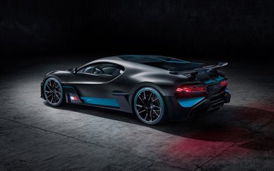 Bugatti Divo, 2019, 4k, リヤビュー, 外観, 新hypercar, スーパーカー, Bugatti
