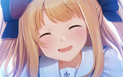 Mononobe Alice, sourire, manga, Nijisanji groupe, Virtuel Youtuber