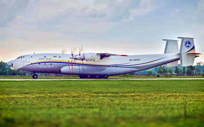 Antonov AN-124, a&#233;rodrome, avion-cargo, le Condor, l&#39;Antonov an-124 Ruslan, des avions de transport, AN124, Antonov Airlines, l&#39;avion ukrainien