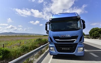 iveco stralis xp np, 2016, new truck, new iveco, stralis, blau