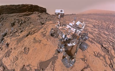 Mars rover, Nyfikenhet, Mars, rymdfarkoster
