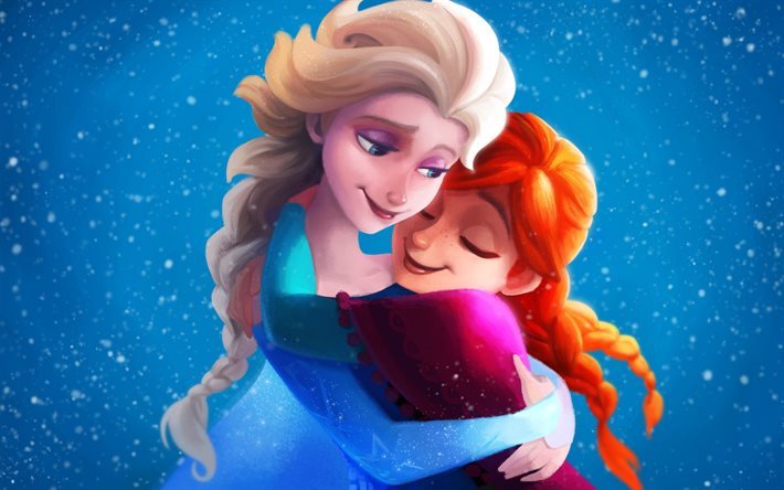 Dondurulmuş Elsa, Disney, Snow Queen, Prenses