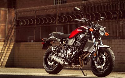 Yamaha XSR700, 2018 bikes, superbikes, japanese motorcycles, Yamaha