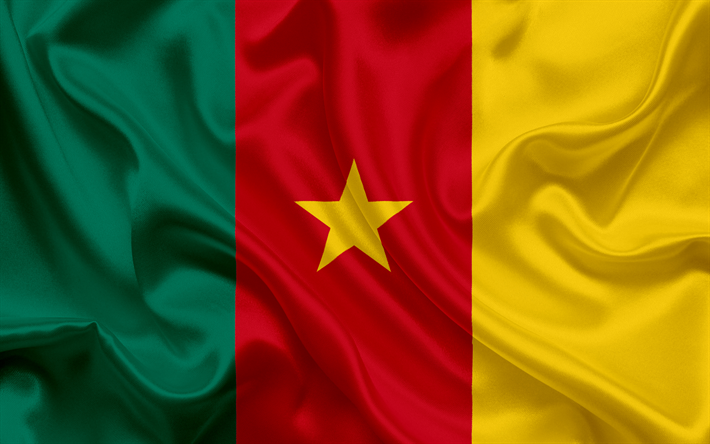 Cameroun drapeau, Afrique, Cameroun, symbole national, le drapeau du Cameroun