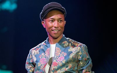 Pharrell Williams, American singer, portrait, famous singers