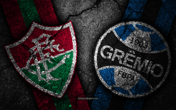 Fluminense vs Gremio, Round 27, Serie A, Brazil, football, Fluminense FC, Gremio FC, soccer, brazilian football club