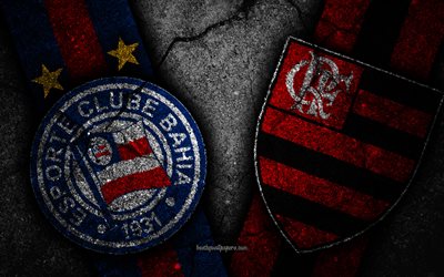 Bahia vs Flamengo, Round 27, Serie A, Brazil, football, Bahia FC, Flamengo FC, soccer, brazilian football club