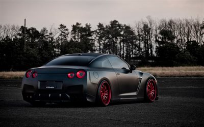Nissan GT-R, GReddy, tuning, supercars, R35, tunned GT-R, japanese cars, Nissan