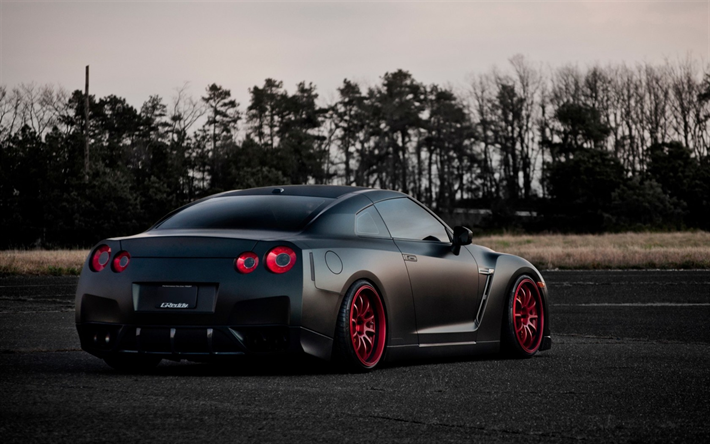 Nissan GT-R, GReddy, tuning, supercars, R35, tunned GT-R, japanese cars, Nissan