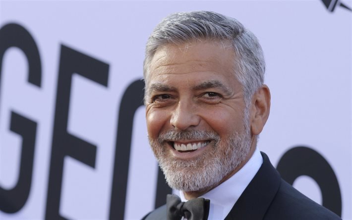 George Clooney, attore americano, ritratto, servizio fotografico, attori popolari