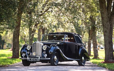 Bentley Mark VI, vintage autot, klassikko autoja, harvinaisuuksia, Bentley