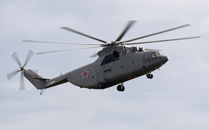 transport helicopter, Mi-26, Russia, Russian Air Force