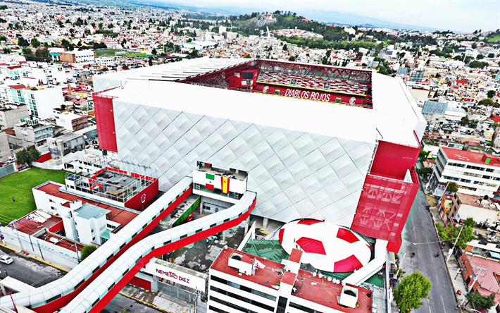 Estadio Nemesius Diez, La Bombonera, Toluca, au Mexique, le Deportivo Toluca FC stade, Mexicain, stade de football, terrain de sport