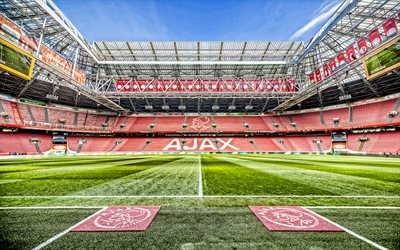 Johan Cruijff Arena, empty stadium, Ajax stadium, Amsterdam Arena, soccer, football stadium, Amsterdam, Ajax FC, HDR, dutch stadiums