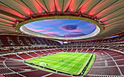Wanda Metropolitano, La Peineta, Metropolitano Stadium, Madrid, Spain, Atletico Madrid Stadium, spanish football stadium, new stadiums, Rayo Majadahonda, Atletico Madrid