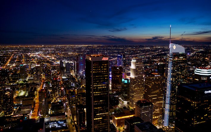 ダウンロード画像 ロサンゼルス カリフォルニア 夜 夕日 大都市 アメリカの市 ロサンゼルスの街並み 米国 フリー のピクチャを無料デスクトップの壁紙