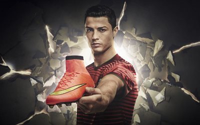 كريستيانو رونالدو, كرة القدم, البرتغال, نايك, الزئبقي أحذية كرة القدم
