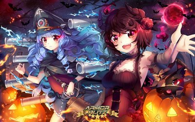 rustning blitz, anime spel, squadra, halloween, Android